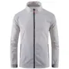 Ropa de Protección Solar para Hombre para Exteriores Verano Delgada Color Sólido Casual Tendencia Estilo Coreano Guapo Cuello Alto Transpirable Chaqueta Cortavientos