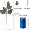 Hojas de Eucalipto Transfronterizas Plantas Verdes Simuladas, Decoración Central de Flores para Boda Hogar Oficina Florero Arreglo Floral DIY