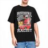 Comércio Transfronteiriço Autismo Metal Rock Terrier Camiseta Homens Mulheres Moda Hip Hop Manga Curta Algodão Camiseta Rua