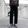 Calça Cargo Japonesa com Múltiplos Bolsos para Homens 2026, Calça de Estudante Reta Fina de Verão, Calça Cropped Casual Versátil da Moda