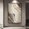 Pintura Artística de Nueve Peces con Microimpresión para Decoración de Entrada, Arte de Pared para Fondo de Sofá de Lujo Ligero, Pintura Moderna de Pie para Colgar en Sala de Estar
