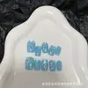 Hecho a Mano Original Viaje Pez Pequeño Ojo de Gato Uñas Arte Estilo Nacional Uñas Postizas Cortas 2025 Sentido de Alta Gama Pequeño Blanco