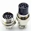Enchufe de conector de aviación tipo GX20 de doble muesca, conector jack, conector hembra, enchufe recto, 2-10 pines