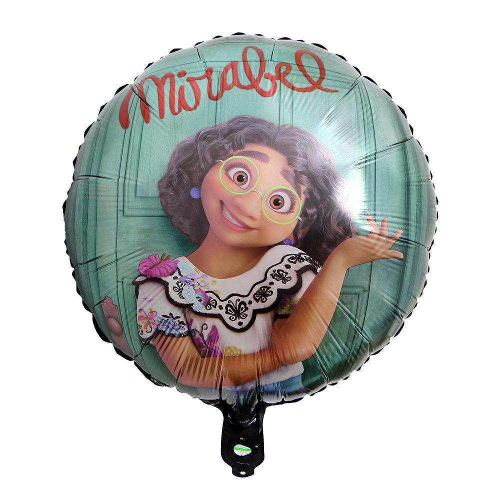 18寸魔法满屋绿底女孩圆球白底