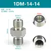 Adaptador hidráulico acero 45# Yonghua cono de 24 grados férula sello ED fitting para manguera 1CB 1CM 1DB 1DM