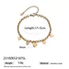 Collar Taina de Acero Inoxidable Europeo y Americano para Mujer, Amor que No se Desvanece, Incrustado con Circonita, Lujo Ligero, Nicho, Venta Caliente Transfronteriza