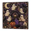 Set de Arte de Pintura de Diamantes DIY de Halloween Transfronterizo con Pegatinas de Perlas, Pintura Decorativa para Colgar en la Pared con Atmósfera Festiva