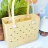 Bolso de Playa Eva con Agujeros Grandes, Bolso Tote Grande para el Hombro, Bolso de Mano para Almacenamiento, DIY Dropshipping Transfronterizo Temu, Moda Urbana