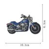 Varios parches bordados coloridos de motocicletas en estilo callejero americano para decoración DIY de chaquetas y bolsos para entusiastas del ciclismo.