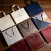 Nuevas Bolsas de Papel para Hotel, Bolsas Tote, Bolsas de Papel con Logo Impreso, Estampado Dorado, Publicidad, Bolsas de Papel de Regalo para Hotel