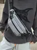 Bolso de Pecho Cuadros Pequeños Color Sólido de Moda, Nuevo Bolso Cruzado Deportivo para Exteriores de Moda para Estudiantes, Riñonera Ligera Unisex para Teléfono