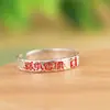 Anillo de Plata S925 con Patrón Martillado Rey Ciervo Dorado, Adecuado para Todas las Ocasiones, Estilo Étnico, Anillo del Año del Zodiaco