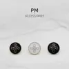 Botones Metálicos Pequeños Redondos Aromáticos de Punto de Aceite al por Mayor Botones de Camisa Botones Decorativos para Blusas Cardigan de Mujer