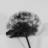 Micrófono Abejita para Fotografía Exterior Transfronteriza, Micrófono de Solapa, Cubierta Peluda a Prueba de Viento para Entrevistas y Transmisiones en Vivo, Cubierta de Algodón