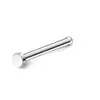 Venda Quente Transfronteiriça Aço Inoxidável Estilo Básico Piercing de Nariz Barra Reta Barra em L Barra Curva Disco Redondo Argola de Nariz Joias para Body Piercing Atacado