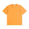 Camisetas Personalizadas para Uniformes de Clase 230g Algodón Puro Cuello Redondo Camisetas Estampadas Ropa de Trabajo Procesamiento Logo Estampado Camisetas Publicitarias Manga Corta
