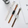Adequado para Pulseira de Relógio Xiaomi Mi Band 11 Miband109876543 Caixa de Metal Pulseira de Relógio de Couro Lisa Fashion