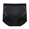 Panty de Mujer Cross X Banda Negra Suave Cintura Alta Control Fuerte de Abdomen Grado 10A Antibacteriano 100% Algodón Puro Entrepierna Amigable con la Piel Transpirable