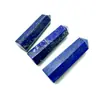 Venta al por mayor Columna de Amatista Blanca Natural Piedra Cruda Pulida Hexagonal de un Solo Punto Columna Hexagonal Varita Mágica Piedra de Energía Adornos de Cristal