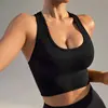 Chaleco Deportivo a Prueba de Golpes Estilo Europeo y Americano para Mujer, Sujetador Deportivo Inalámbrico Push-Up, Sujetador Deportivo Cruzado de Talla Grande con Espalda Hermosa en Forma de U