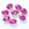 Girasol Ovalado Punto Diamante Cosido a Mano Diamante Joyería DIY Pasador Joyería Accesorios Diamante de Vidrio Nacional Aaa