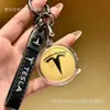 Shenzhen Shuibei Logo de Carro Dourado Ouro Puro 999 Novo Logo de Carro Pingente Chaveiro Presente para Pai e Marido