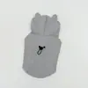 Sudadera con capucha de una pieza para perro, fina para primavera y otoño, ropa de cuatro patas cálida para exteriores anti-frío con cordón ajustable, indumentaria para mascotas