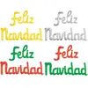 Globo Español Feilznavidad Conectado Feliz Navidad Globo Español Película de Aluminio Decoración Navideña