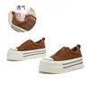 Zapatillas Blancas de Piel de Vaca de Primera Capa para Mujer 2026, Zapatos Casuales con Suela Gruesa para Aumentar la Altura, Cómodos y No Cansan los Pies, Zapatos de Mujer Exclusivamente para Ventas Transfronterizas