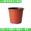 Macetas de Dos Colores, Macetas para Plantar y Plántulas, Recipientes Nutritivos, Macetas de Plástico Grueso Desechables para Jardinería de Plantas Verdes, Macetas para Suculentas para Cultivo