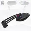 Nuevos Accesorios Universales para Modificación de Motocicletas No. 9 Espejo Retrovisor de Aluminio Cubierta de Espejo Invertido Ghostfire Aleación de Aluminio Reflector