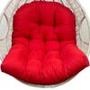 Cojín Impermeable para Silla Colgante Transfronterizo, Cojín Espesado para Silla Mecedora de Cesta Colgante, Cojín Integrado con Respaldo para Silla Colgante Redonda Nido de Pájaro