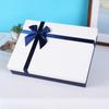Caixa de Presente Lenço Azul Exquisita Simples Caixa de Embalagem Caixa de Presente de Aniversário Roupas Sapatos Embalados Caixa Vazia