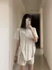 Venta de liquidación: Conjunto de Camiseta de Manga Corta Holgada y Cómoda Estilo Americano y Shorts, Conjunto de Pijama Ropa de Casa Suave y Amigable con la Piel para Mujer