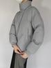 Abrigo acolchado de algodón estilo Hong Kong de invierno para hombre, abrigo grueso y cálido de pan, abrigo deportivo informal de marca de moda, abrigo atractivo de color sólido con cuello alto de algodón