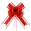 Grande Arco Fosco Neve Gaze Flor Casamento Carro Maçaneta Decoração Mão Flor Fita Casamento Suprimentos Festivos