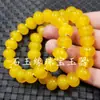 Pulsera de jade con cuentas de calabaza de ágata roja pulsera de ágata de hierba acuática pulsera de escamas de dragón pulsera de cuentas de ábaco de calcedonia pulsera de cuentas de patrón de retorno