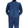Traje de Ropa de Trabajo para Soldador para Hombre de Manga Larga de Mezclilla Anti-Escaldaduras Ropa de Protección Laboral Sitio de Construcción Taller Ropa de Trabajo Resistente al Desgaste Espesada