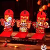 2026 Año del Caballo Sobre Rojo Estéreo 3D para Niños para Celebrar el Año Nuevo Bolsa de la Suerte Plegable Creativa Sobre Rojo de Año Nuevo