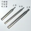 Bastão soprador de fogo para exterior utensílios de cozinha para acampamento piquenique campo tubo soprador de fogo tubo soprador de fogo retrátil tubo de sopro de aço inoxidável
