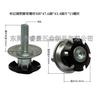 M8*15Mm Estilhaço Flor de Ameixa Sem Solda Tubo Plugue Interno Fivela Porca Porca de Fixação Estrela com Parafuso