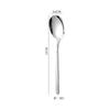 Cuchillo para carne y tenedor de acero inoxidable 304L martillado con impuestos incluidos, cuchara redonda para sopa, tenedor para ensalada doméstico transfronterizo para hotel, cuchara para servir