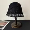 Sombrero de pescador de paja tejida hueca para niños, protector solar, transpirable, para verano, 2025