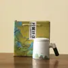 Museo del Palacio Oficina Cerámica Cultural y Creativa Taza de Agua Set de Regalo Empresarial Evento de Reunión Anual de la Empresa Regalo para Clientes Empleados Souvenir