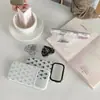 Capa de celular em formato de cruz, estilo doce e cool para iPhone 18 Pro Max, Apple 17, com suporte em formato de coração, design premium para iPhone 16 e 15