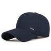 Boné de Beisebol Casual Versátil Estilo Business Primavera e Outono Masculino Meia-idade Etiqueta de Metal Protetor Solar ao Ar Livre Chapéu de Pesca