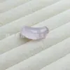 Pendente de Pedra Olho de Gato de Gelo de Alta Qualidade Atacado Popular Tubo Curvo Ágata Imitação Jade Colar Pingente de Vidro Corrente de Clavícula