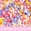 Centenas de Acessórios de Resina com Tema de Desenho Animado, Materiais DIY de Cola Cremosa de Animais, Presilhas de Cabelo Artesanais, Joias e Ímãs de Geladeira