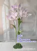 Flor de Papel Lírio d'Água Flor de Estrada de Casamento Flor Líder Arranjo de Flores Artificiais Flor Artificial de Lótus Decoração de Palco de Casamento Janela de Fotografia Adereços