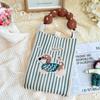 Bolsa de mão de atacado de fábrica em nome de mulheres, nova bolsa de malha para celular, bolsa de amor vermelha, bolsa mensageiro, mini bolsa